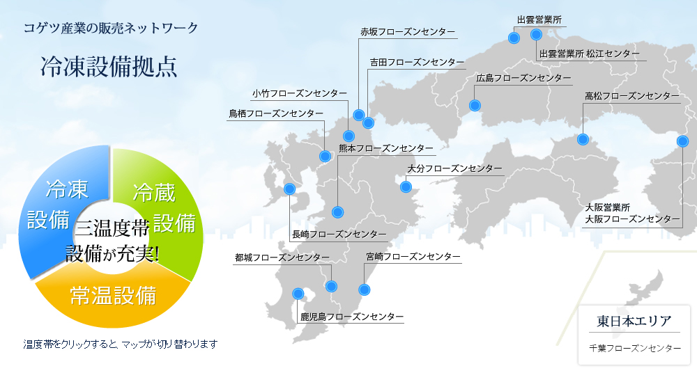 冷凍設備拠点