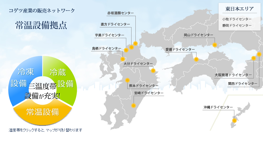 常温設備拠点